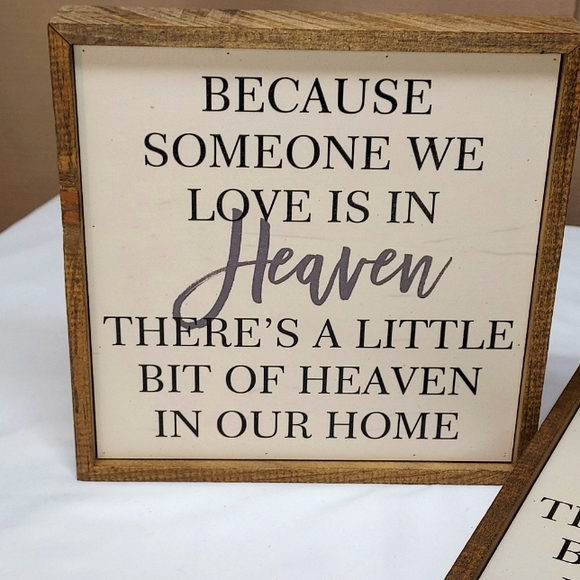 Driftless Studios Other - Rustic wooden framed quotes.  10"×10".  Handmade in Wisconsin.